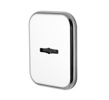 Декоратив. Armadillo (Армадилло) Квадратная накл. на сувальдный замок со шторкой PS-DEC SQ CT (ATC Protector 1) CP-8 Хром 