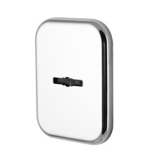 Декоратив. Armadillo (Армадилло) Квадратная накл. на сувальдный замок со шторкой PS-DEC SQ CT (ATC Protector 1) CP-8 Хром 