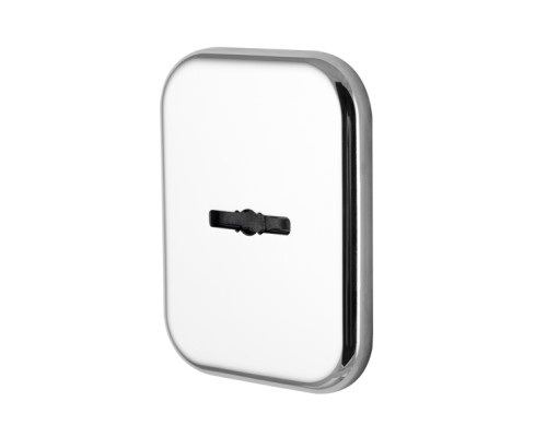 Декоратив. Armadillo (Армадилло) Квадратная накл. на сувальдный замок со шторкой PS-DEC SQ CT (ATC Protector 1) CP-8 Хром