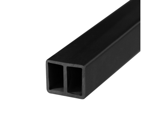 Терморазрыв (спейсер) для термодверей Fuaro (Фуаро) 20х24 мм, черный, длина 3 м