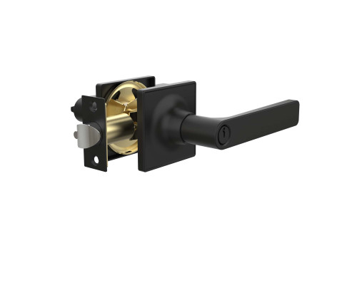 Ручка Punto (Пунто) защелка DK710/BL BL-ET (кл./фик.) черный