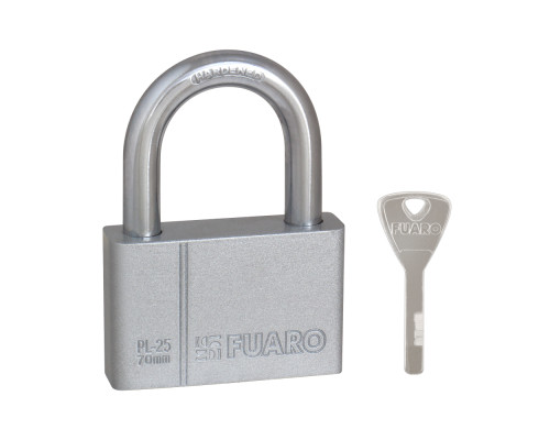 Замок Fuaro (Фуаро) навесной PL-PROTEC-2570 4 fin key (PL-2570) фин. /блистер
