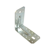 Уголок крепежный усиленный 125х125х65х1,8 цинк