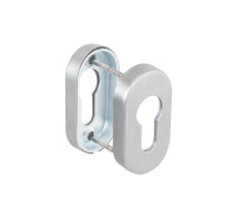 Накладка Fuaro (Фуаро) под цилиндр ET.R.DSS201-02P (DSS-02P-ET) INOX 201 (овальное основание) 