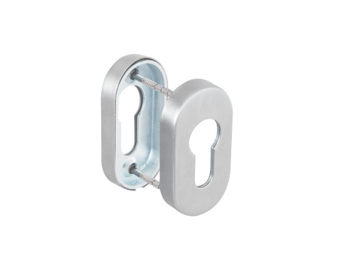 Накладка Fuaro (Фуаро) под цилиндр ET.R.DSS201-02P (DSS-02P-ET) INOX 201 (овальное основание)