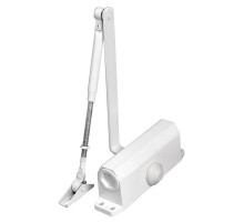 Доводчик Ajax (Аякс) дверной DCTR50-100 hold open WH белый 