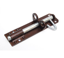 Задвижка skobis (СКОБИС) накладная ЗТ-150 медный антик 