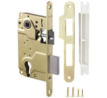 Корпус Armadillo (Армадилло) врезного замка c защёлкой METLH25-50 Box (LH 25-50) SG мат.золото 