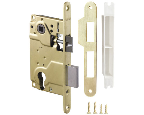 Корпус Armadillo (Армадилло) врезного замка c защёлкой METLH25-50 Box (LH 25-50) SG мат.золото