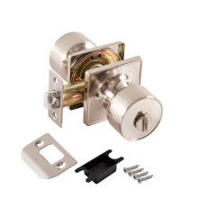 Ручка Punto (Пунто) защелка DK772/BL SN-BK (фик.) никель 