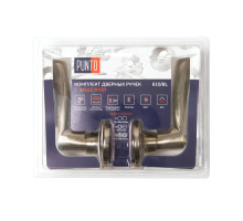 Ручка Punto (Пунто) защелка DK610/BL AB-BK (фик.) бронза 