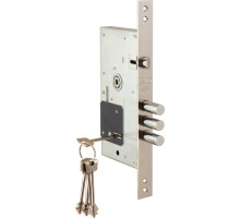 Замок Kale kilit (Кале килит) врезной сувальдный с защёлкой 252/RL (тех. комплектация), 4 кл. (кл. 60 мм) 