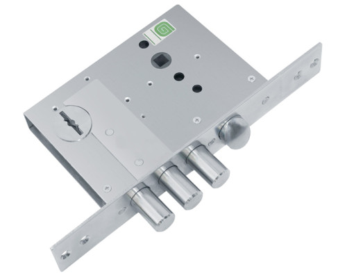 Замок Guardian (Гардиан) врезной сувальдный с защёлкой ЗВ 50.11, 4 кл. (длинный кл. 59 мм) /123:004/