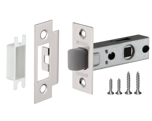 Защелка Fuaro (Фуаро) врезная PLASTP12-45-25 SN мат.никель