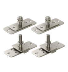 Комплект Armadillo (Армадилло) монтажных пластин SLD.Comfort-PRO/telescope.static door plates 