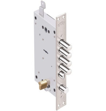 Замок Elbor (Эльбор) врезной двухсистемный Рубин 1.08.46 с тягами, 5 кл. /27647/ 