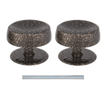 Ручка-кнопка veles (ВЕЛЕС) РК-1 (античная бронза) 