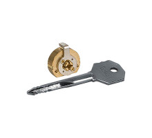 Цилиндровый Kale kilit (Кале килит) механизм 164/FB mm для замков с крест. ключами 5 кл. 