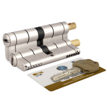 Цилиндровый механизм Mottura (Моттура) под вертушку C39F364601C5 (82 мм/31+10+41), МАТ.НИКЕЛЬ 