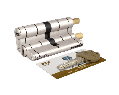 Цилиндровый механизм Mottura (Моттура) под вертушку C39F364601C5 (82 мм/31+10+41), МАТ.НИКЕЛЬ
