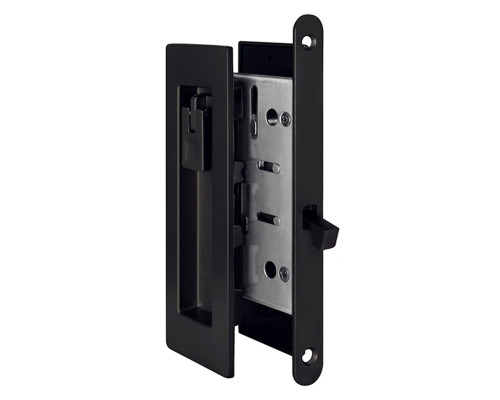 Защелка Armadillo (Армадилло) с ручками для раздвижных дверей SH.URB153.KIT011-BK (SH011 URB) BL-26 черный