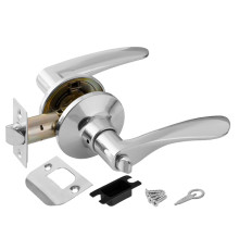 Ручка Punto (Пунто) защелка DK620 CP-BK (6020 CP-B) (фик.) хром 