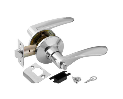 Ручка Punto (Пунто) защелка DK620 CP-BK (6020 CP-B) (фик.) хром