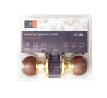 Ручка Punto (Пунто) защелка DK672/BL WD-ET (кл./фик.) дерево 
