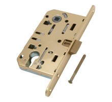 Корпус AGB (АГБ) врезного замка под цилиндр MEDIANA EVOLUTION B01103.50.03 (латунь) 