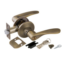 Ручка Punto (Пунто) защелка DK620 MAB-ET (6020 MAB-E) (кл./фик.) мат. бронза 