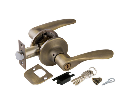 Ручка Punto (Пунто) защелка DK620 MAB-ET (6020 MAB-E) (кл./фик.) мат. бронза