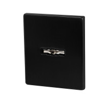 Накладка Armadillo (Армадилло) на сувальдный замок ESC.S-auto.USS/K (PS Protector/USS) BL черный 