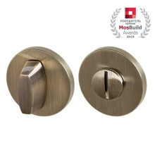 Ручка Armadillo (Армадилло) поворотная BK6.R.URS52 (WC-BOLT BK6 URS) AB-7 бронза 