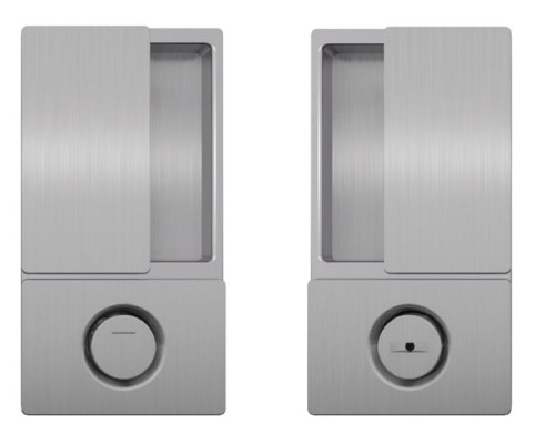 B30002.02.32 AGB (АГБ) Ручка WAVE под WC (мат хром), для раздвижных дверей