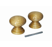 Ручка-кнопка veles (ВЕЛЕС) Карел. береза 