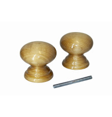 Ручка-кнопка veles (ВЕЛЕС) Карел. береза 