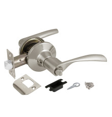 Ручка Ajax (Аякс) защелка DK610 SN-BK (6010 SN-B) (фик.) мат. никель 