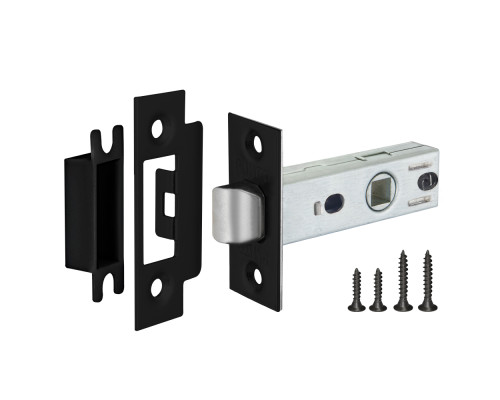 Защелка Punto (Пунто) врезная METL45-8 ( L45-8) BL черный