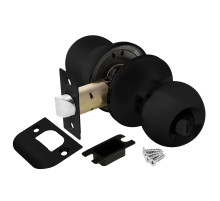 Ручка Punto (Пунто) защелка DK672 BL-BK (6072 BL-B) (фик.) черный 