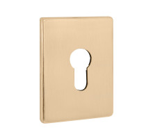 Накладка Fuaro (Фуаро) на цилиндр ESC.C.RL/K.486 (ESC 486-C RL) SSG сатинированное золото 