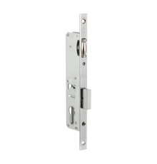 Корпус Kale kilit (Кале килит) узкопрофильного замка с роликовой защёлкой 155/P (25 mm) w/b (хром) (без отв. планки) 