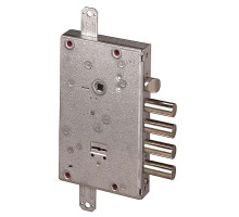 Замок Cisa (Чиза) врезной сувальдный с защёлкой NEW CAMBIO FACILE 57.665.48 (тех. упаковка), ключ 64 мм 