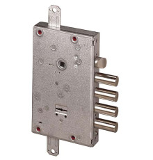 Замок Cisa (Чиза) врезной сувальдный с защёлкой NEW CAMBIO FACILE 57.665.48 (тех. упаковка), ключ 64 мм 