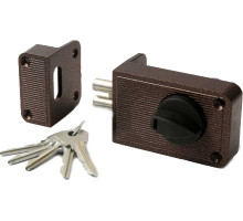 Замок Zenit (Зенит) накладной ЗН2-3 (медь) 