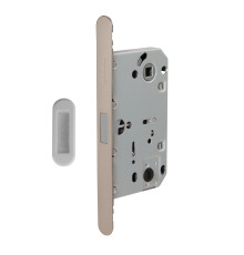 Магнитная Armadillo (Армадилло) защелка WC с ответной планкой GRAVITY.PRO G01.196.50.96 SN мат никель 