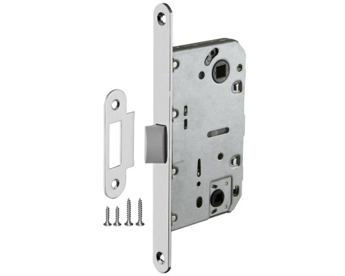 Защелка Ajax (Аякс) врезная PLASTLP96WC-50 SSC сатин.хром