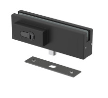 Замок Armadillo (Армадилло) для стеклянной двери Range.GL.L10 BL 