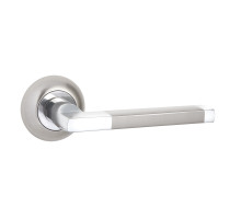 Ручка Ajax (Аякс) раздельная R.JR54.POLO (POLO JR) SN/CP-3 матовый никель/хром 