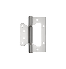 Петля Ajax (Аякс) универсальная без врезки IN4000W SSC (100/P-2B 100x2,3) сатин.хром 