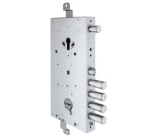 Замок Mottura (Моттура) врезной двухсистемный 54.J916M-S My Key (левый), перекод. с торца, кл. 60 мм, без накл. 